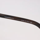 CHANEL Sunglasses Plastic Brown Gold CC Auth SW2589-12