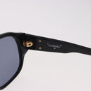 CHANEL COCO Mark Sunglasses Plastic Black Gold CC Auth SW2595-10