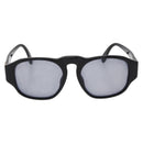 CHANEL COCO Mark Sunglasses Plastic Black Gold CC Auth SW2595-2