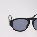 CHANEL COCO Mark Sunglasses Plastic Black Gold CC Auth SW2595-4