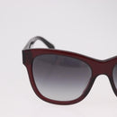 CHANEL COCO Mark Sunglasses Plastic Brown CC Auth SW2598-3