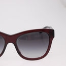 CHANEL COCO Mark Sunglasses Plastic Brown CC Auth SW2598-4