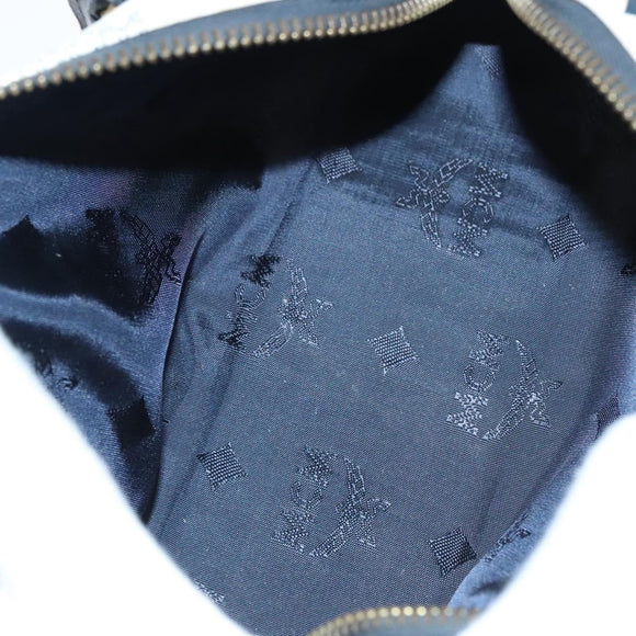 MCM Vicetos Logogram Hand Bag PVC Leather White Auth sw260