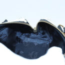 MCM Vicetos Logogram Hand Bag PVC Leather White Auth sw260-18