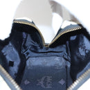 MCM Vicetos Logogram Hand Bag PVC Leather White Auth sw260-19