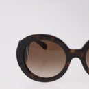 PRADA Baroque Sunglasses Plastic Brown Gold Auth SW2600V-3