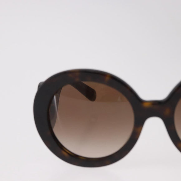 PRADA Baroque Sunglasses Plastic Brown Gold Auth SW2600V