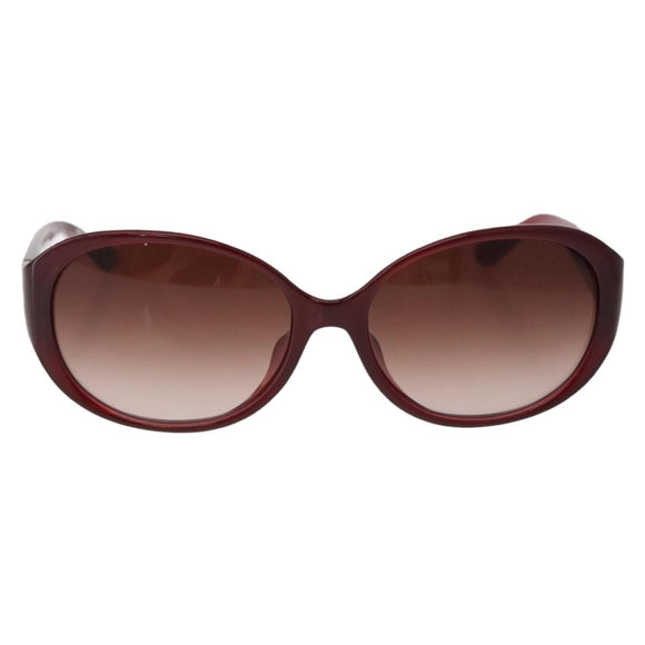 Salvatore Ferragamo Sunglasses Plastic Red Gold Auth SW2603