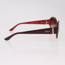 Salvatore Ferragamo Sunglasses Plastic Red Gold Auth SW2603-6