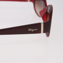 Salvatore Ferragamo Sunglasses Plastic Red Gold Auth SW2603-6