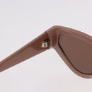 Christian Dior Cat Style Dior 1 Sunglasses Plastic Pink Gold Auth SW2605V-11