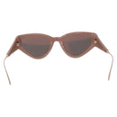 Christian Dior Cat Style Dior 1 Sunglasses Plastic Pink Gold Auth SW2605V-3