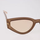 Christian Dior Cat Style Dior 1 Sunglasses Plastic Pink Gold Auth SW2605V-4
