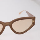 Christian Dior Cat Style Dior 1 Sunglasses Plastic Pink Gold Auth SW2605V-5