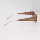 Christian Dior Cat Style Dior 1 Sunglasses Plastic Pink Gold Auth SW2605V-6