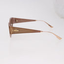 Christian Dior Cat Style Dior 1 Sunglasses Plastic Pink Gold Auth SW2605V-8