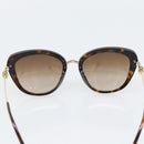 BVLGARI Sunglasses Metal Brown Gold Auth SW2607V-9