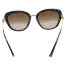 BVLGARI Sunglasses Metal Brown Gold Auth SW2607V-2