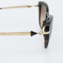 BVLGARI Sunglasses Metal Brown Gold Auth SW2607V-4