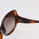 FENDI COLD INSERT Sunglasses Plastic Brown Auth SW2609-10