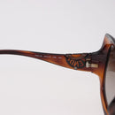 FENDI COLD INSERT Sunglasses Plastic Brown Auth SW2609-11