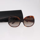 FENDI COLD INSERT Sunglasses Plastic Brown Auth SW2609-12