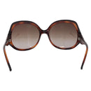 FENDI COLD INSERT Sunglasses Plastic Brown Auth SW2609-2