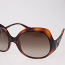 FENDI COLD INSERT Sunglasses Plastic Brown Auth SW2609-4