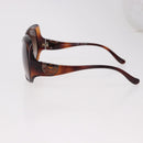 FENDI COLD INSERT Sunglasses Plastic Brown Auth SW2609-5