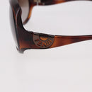 FENDI COLD INSERT Sunglasses Plastic Brown Auth SW2609-6