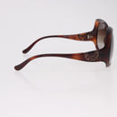 FENDI COLD INSERT Sunglasses Plastic Brown Auth SW2609-7