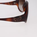 FENDI COLD INSERT Sunglasses Plastic Brown Auth SW2609-8