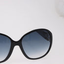 GUCCI Lovely Heart Sunglasses Plastic Black Silver Auth SW2613V-4