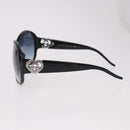 GUCCI Lovely Heart Sunglasses Plastic Black Silver Auth SW2613V-7