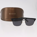 GUCCI Sunglasses Plastic Black Gold GG0382S Auth SW2614V-16