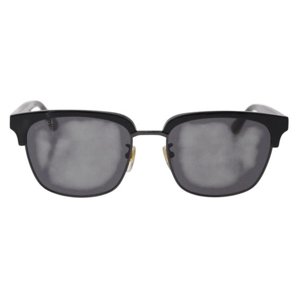 GUCCI Sunglasses Plastic Black Gold GG0382S Auth SW2614V