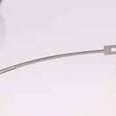 GUCCI Rimless Sunglasses Metal Silver Light Blue Auth SW2615V-12
