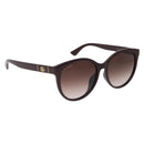 GUCCI GG Marmont Sunglasses Plastic Brown Gold GG0636SK Auth SW2616V-1