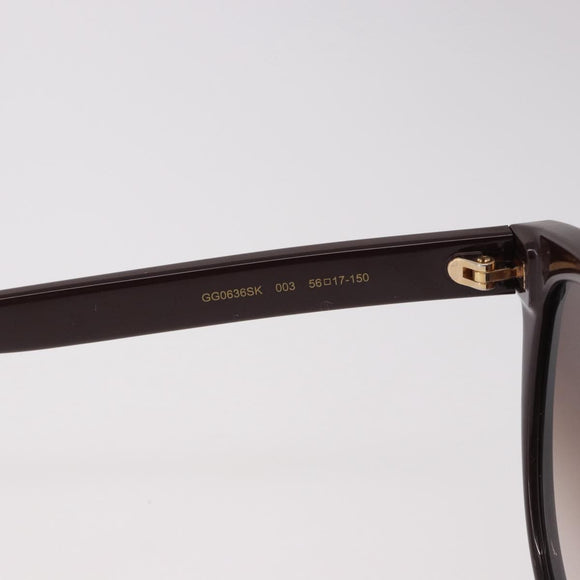 GUCCI GG Marmont Sunglasses Plastic Brown Gold GG0636SK Auth SW2616V
