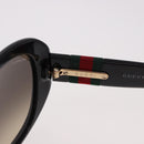 GUCCI Interlocking G Sunglasses Plastic Black Gold Auth SW2618V-8