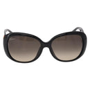 GUCCI Interlocking G Sunglasses Plastic Black Gold Auth SW2618V-13