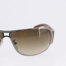 PRADA Sunglasses Plastic Metal 3 Set Black Brown Auth SW2622-11