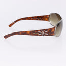 PRADA Sunglasses Plastic Metal 3 Set Black Brown Auth SW2622-12
