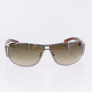 PRADA Sunglasses Plastic Metal 3 Set Black Brown Auth SW2622-8