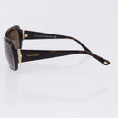 BVLGARI Sunglasses Plastic 3 Set Brown Gold Silver Auth SW2623-12