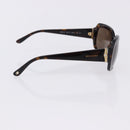 BVLGARI Sunglasses Plastic 3 Set Brown Gold Silver Auth SW2623-13