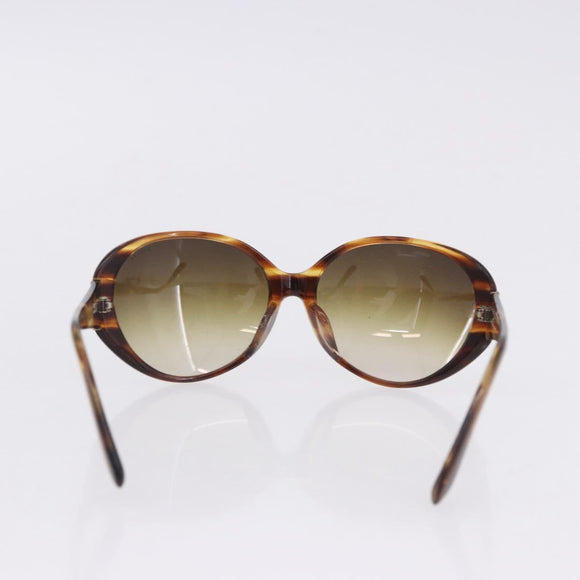 BVLGARI Sunglasses Plastic 3 Set Brown Gold Silver Auth SW2623