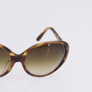 BVLGARI Sunglasses Plastic 3 Set Brown Gold Silver Auth SW2623-17