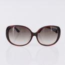 BVLGARI Sunglasses Plastic 3 Set Brown Gold Silver Auth SW2623-2