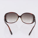 BVLGARI Sunglasses Plastic 3 Set Brown Gold Silver Auth SW2623-3